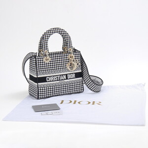 Dior トートバッグ ブラック/ホワイト Christian Dior ディオール トートバッグ ブラック/ホワイト