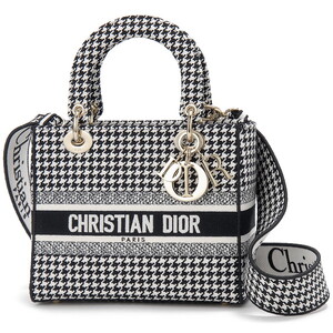Christian Dior ディオール トートバッグ ブラック/ホワイト