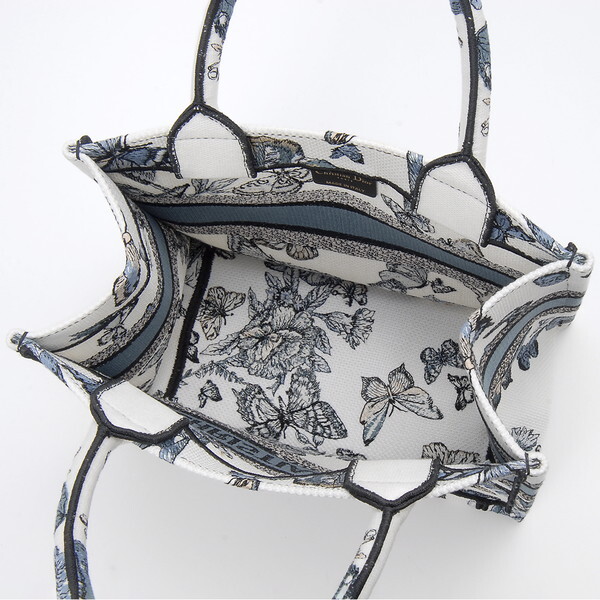 Christian Dior ディオール トートバッグ ホワイト/ブルー M1265ZESR