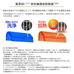 富士通ゼネラル AS-C22K-W ホワイト nocria Cシリーズ [エアコン (主に