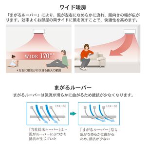 富士通ゼネラル AS-C22K-W ホワイト nocria Cシリーズ [エアコン (主に