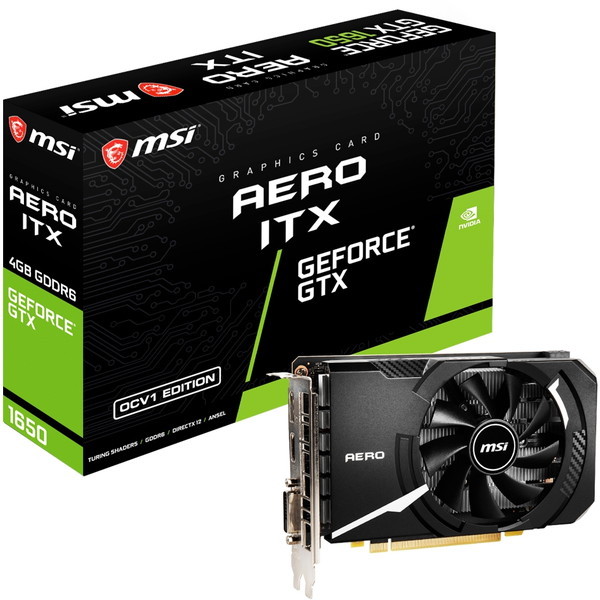 MSI GeForce GTX 1650 D6 AERO ITX OCV1 [ビデオカード] | 激安の新品