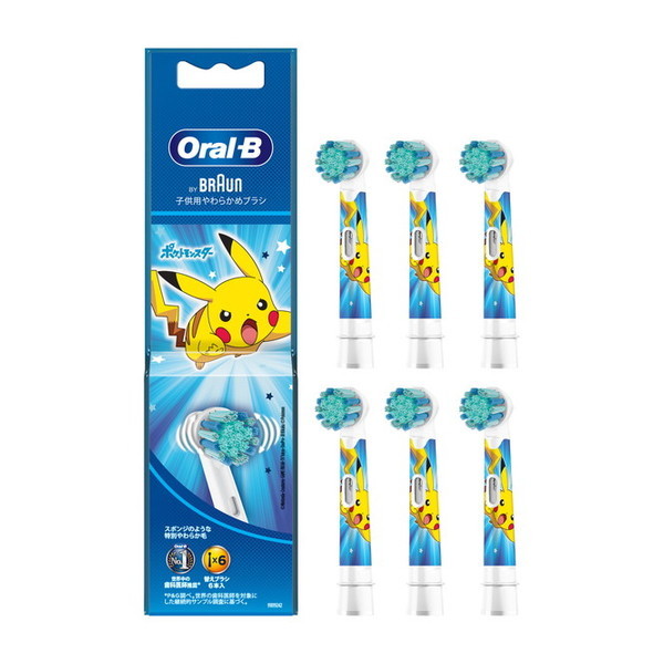 BRAUN EB10S-6 PKMBL �u���[ �I�[����B �q���p���炩�߃u���V 6�{���� �ւ��u���V