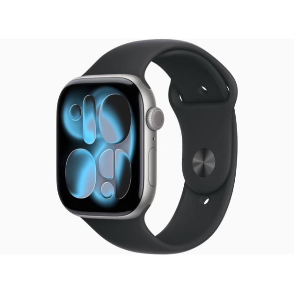 APPLE MEV04J/A �X�y�[�X�O���C �u���b�N�X�|�[�c�o���h S/M Series 11 GPS���f�� 46mm [Apple Watch]