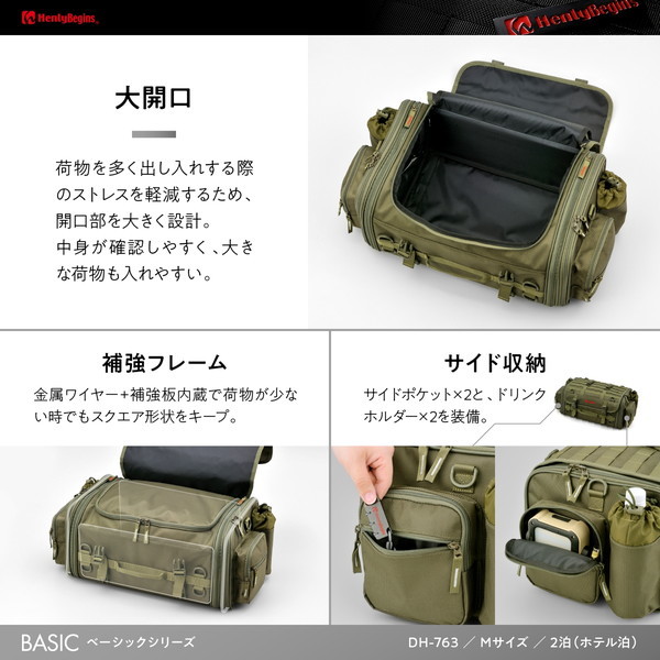 デイトナ D29784 ツーリングシートバッグ BASIC Mサイズ DH-763