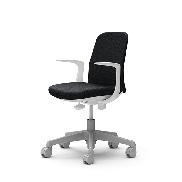 �y�[����45���z�I�J���� CD23EW FM31 �u���b�N Lives Entry Chair [�I�t�B�X�`�F�A �f�U�C���A�[�� 5�{�r(�R���p�N�g�^�C�v) �z���C�g�{�f�B �E���^���L���X�^�[�^�C�v]