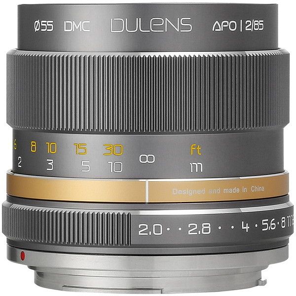 �ŋ� DULENS APO 85mm F2 �L���m��EF�}�E���g (�O���[) [���������Y]