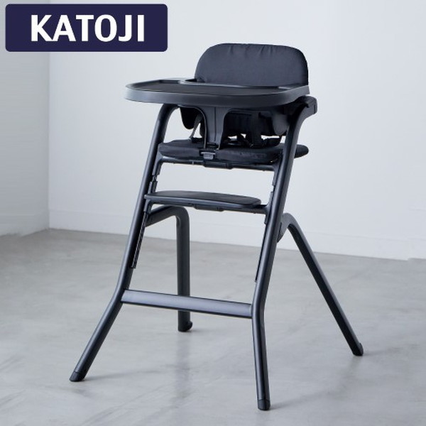 KATOJI ハイチェア グラスホッパー ブラック 25303 [ベビーチェア