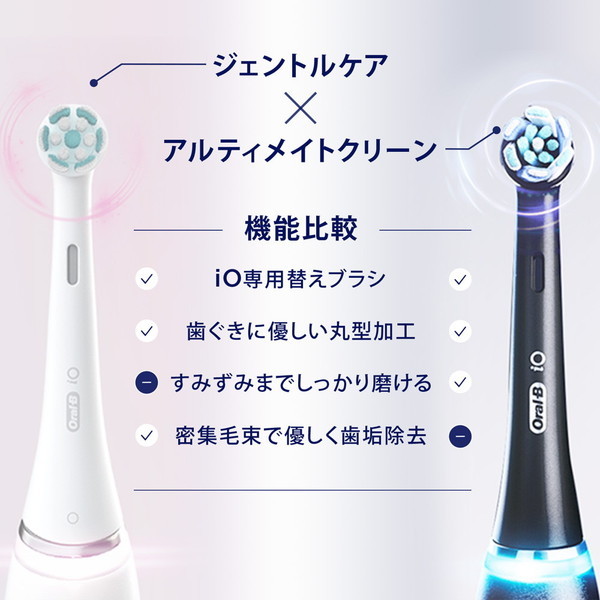 BRAUN iORBSW-6EL ホワイト オーラルB ジェントルケアブラシ iO