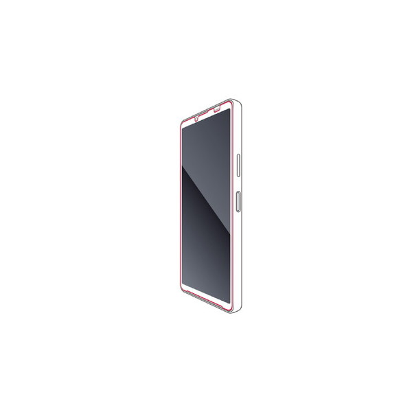 ELECOM PM-X232FLFPAGN Xperia 10 V SO-52D/SOG11 tB  Ռz R wh~ CAh~