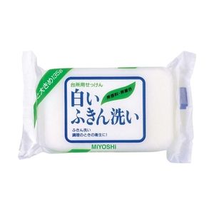 ミヨシ石鹸 白いふきん洗い 135g