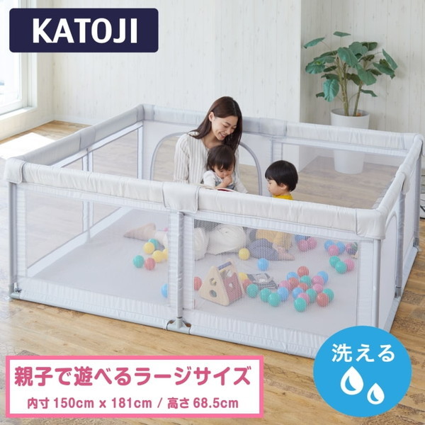 カトージ ベビーベッド ベビーサークル 木製ベビーサークル 扉付｜新商品 KATOJI（カトージ）