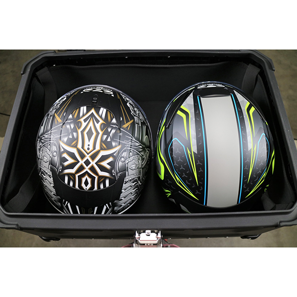 RIDEZ HXNE65 SV HARD WORX パニアトップケース SILVER 65L
