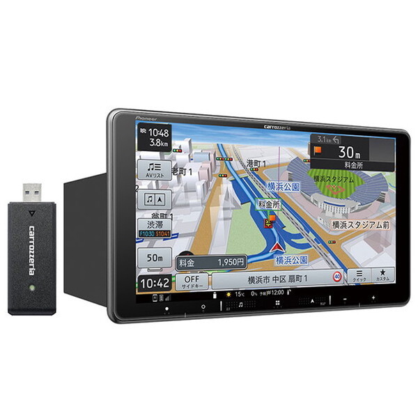 PIONEER AVIC-RF721-DC 楽ナビ [9V型HD/TV/Bluetooth/SD