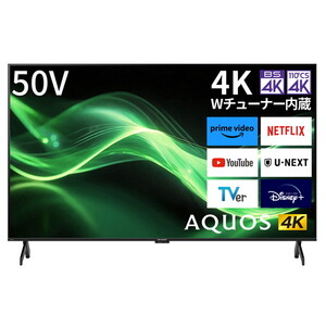 SHARP 4T-C50GJ2 AQUOS GJ2ライン [50型 地上・BS・110度CSデジタル 4K