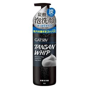 マンダム ギャツビー マイクロスパークリング泡洗顔 ディープブラック 炭酸泡洗顔 200g