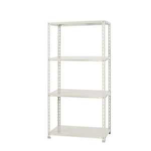 キタジマ 51010601401 スチールラック NC875-18-4段 ホワイト