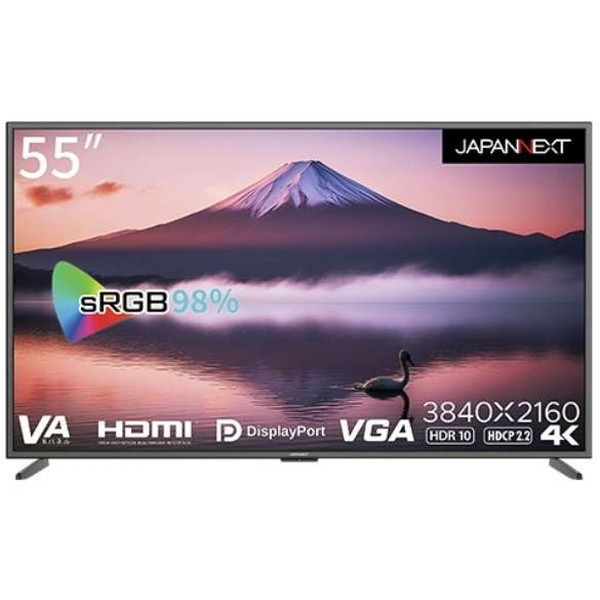 JAPANNEXT JN-V5500UHDR-N [55型 4K液晶ディスプレイ] | 激安の新品