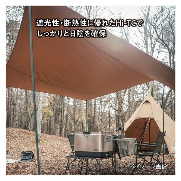 テントファクトリー TF-TCHT470 DBE Hi-TC ワイドヘキサゴン タープ470