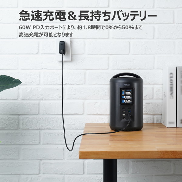 AUKEY PS-ST02 ポータブル電源 Power Ares 200 (219Wh) | 激安の新品