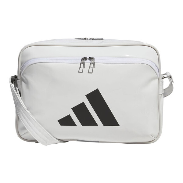 adidas アディダス エナメル キャディーバック【黒/白】訳あり品！ エナメルバッグ ショルダー アディダス スポーツバッグ」の人気