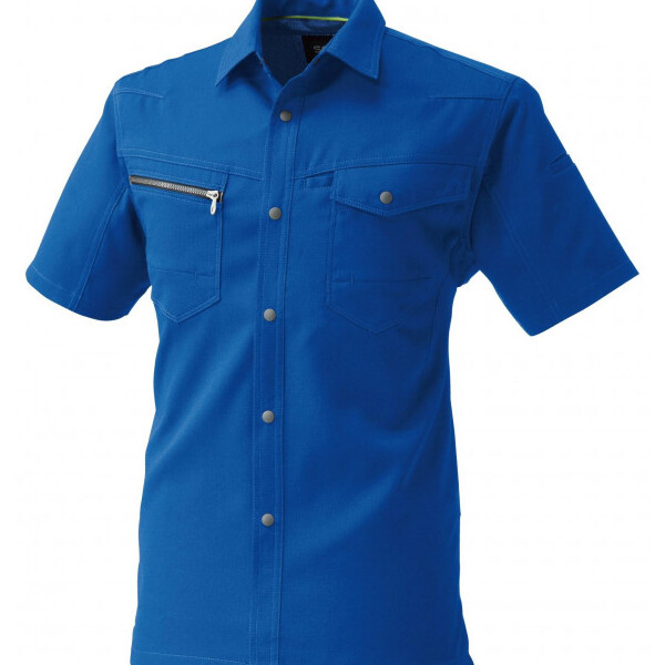 【新品タグ付】SOEJU 2025年 洗える防シワ コクーンシャツ 青ブルー 桑和 967 半袖シャツ 5Lサイズ ブルー(8) SOWA | 激安の新品・型落ち