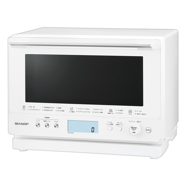 SHARP RE-WF264-W ホワイト系 PLAINLY [過熱水蒸気オーブンレンジ (26L