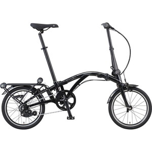 NANOO 折りたたみ自転車 FD-1408黒(送料込) nanoo FD-1408 ブラック(23634) [折りたたみ自転車(14インチ・8