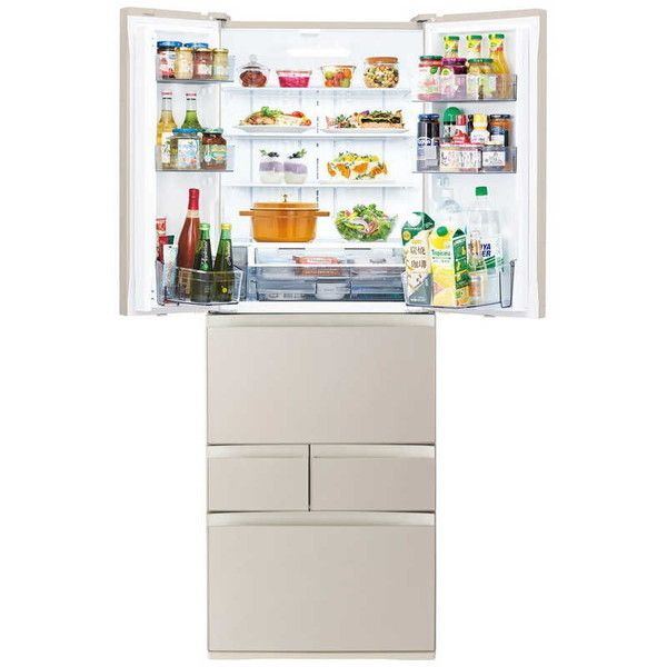 冷蔵庫 東芝 GR-U460FK(EC) サテンゴールド [冷蔵庫 (462L・フレンチドア