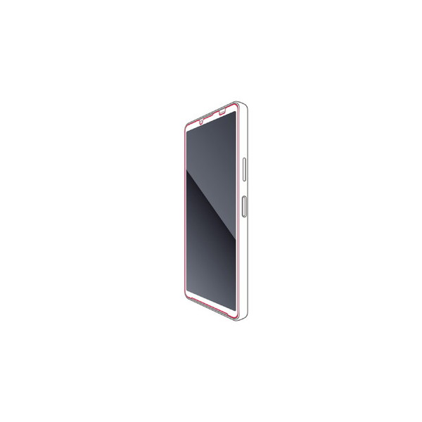 ELECOM PM-X232FLSTN Xperia 10 V SO-52D/SOG11 tB A`OA R wׂ肳炳 wh~ ˖h~ }bg