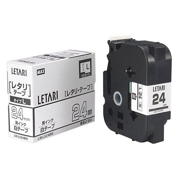 MAX LM-L524BW ���E������ [�r�[�|�b�v�~�j�p���^���e�[�v(��24mm�E8m)]