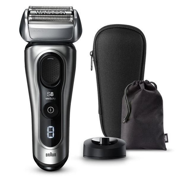 【美品】Braun シリーズ8 8417S シルバー BRAUN 8417s-V シルバー シリーズ8 [メンズシェーバー (往復式
