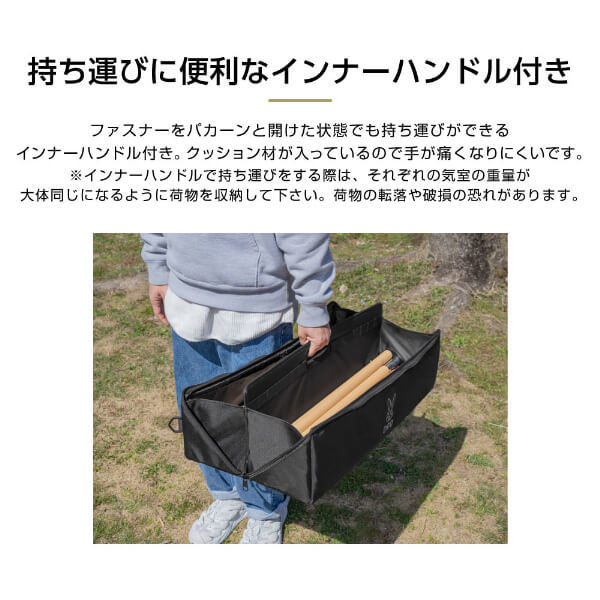 1回使用☆美品☆DOD☆スラッシュポールパカーン(60)☆BG1-965-BK スラッシュポールパカーン（60・ブラック） BG1-965-BK - DOD