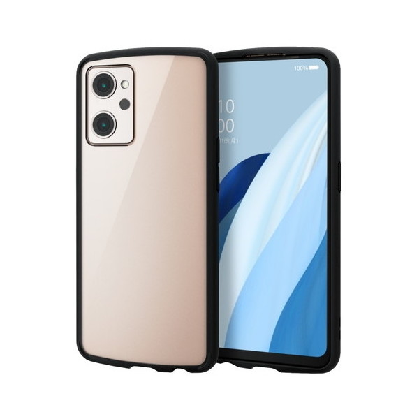 OPPO Reno7A ブラック 本体 箱付属 耐衝撃ケース付 携帯電話アクセサリ