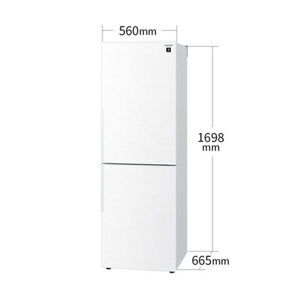 SHARP SJ-PD31J-W アコールホワイト [冷蔵庫 (310L・右開き