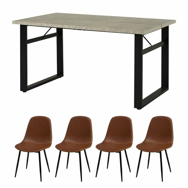 ���� LT-4771GY-34BR-5S �O���[/�u���E�� [�_�C�j���O5�_�Z�b�g]