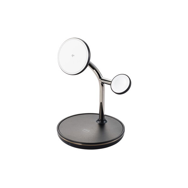 ELECOM W-MS08BK ubN [CX[d Qi2 Ή 15W / 7.5W / 5W }Olbg [dX^h 3in1 [d P[ut 1.5m]
