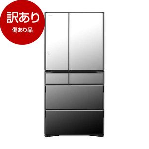 傷あり品】日立 R-WX74K(X) 傷あり クリスタルミラー [冷蔵庫(735L 