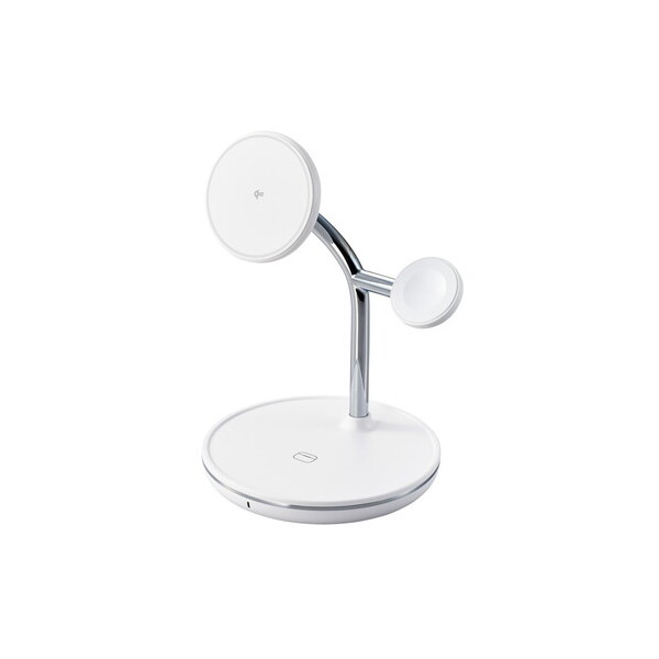 ELECOM W-MS08WH zCg [CX[d Qi2 Ή 15W / 7.5W / 5W }Olbg [dX^h 3in1 [d P[ut 1.5m]