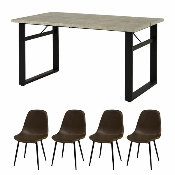 ���� LT-4771GY-34DBR-5S �O���[/�_�[�N�u���E�� [�_�C�j���O5�_�Z�b�g]