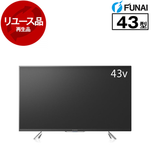 フナイ 43V型 4K対応液晶テレビ FL-43UB4000
