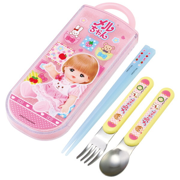 スケーター TACC2AG メルちゃん [カトラリーセット 子供用 お弁当 箸