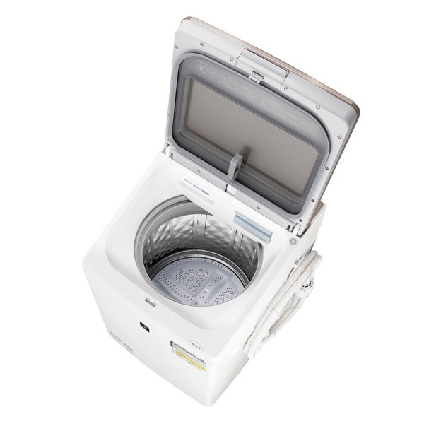 SHARP ES-PW11H-T ブラウン系 [縦型洗濯乾燥機 (洗濯11.0kg/乾燥