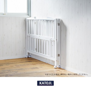 KATOJI ベビーベッド 折りたたみ レギュラーサイズ ホワイト