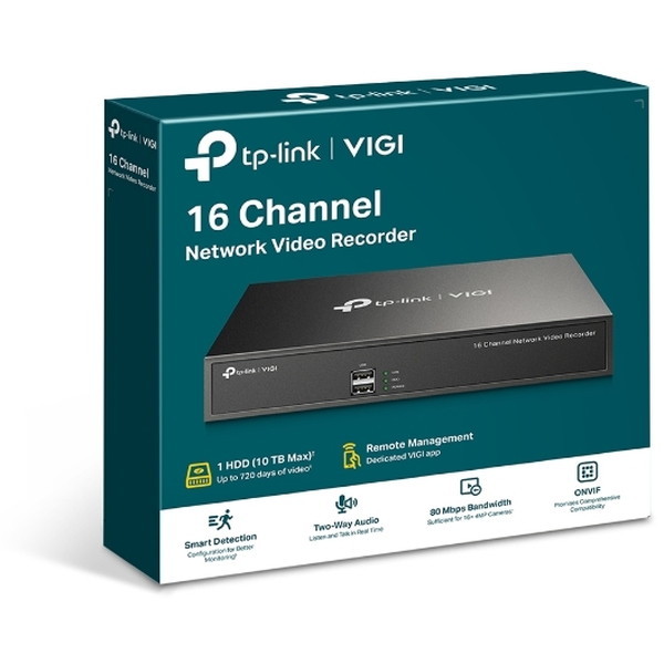 TP-LINK NVR1016H VIGI [16チャンネル ネットワークビデオレコーダー] | 激安の新品・型落ち・アウトレット 家電 通販  XPRICE - エクスプライス (旧 PREMOA - プレモア)