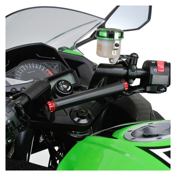 デイトナ D17868 Ninja250/250R専用 マルチバーホルダー レッド