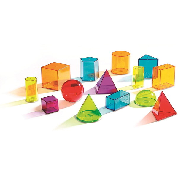 Learning Resources LER 4331 View-Thru Geometric Solids 透明立体 