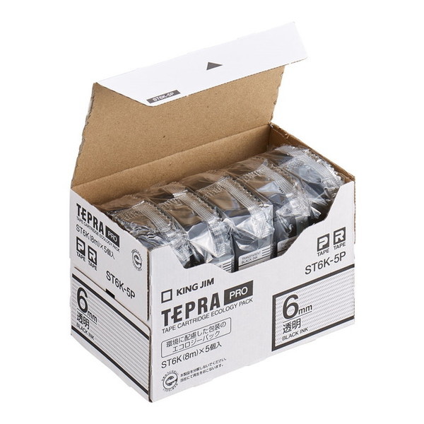 KING JIM ST6K-5P �e�v��PRO�e�[�v�G�R�p�b�N �������x��5��