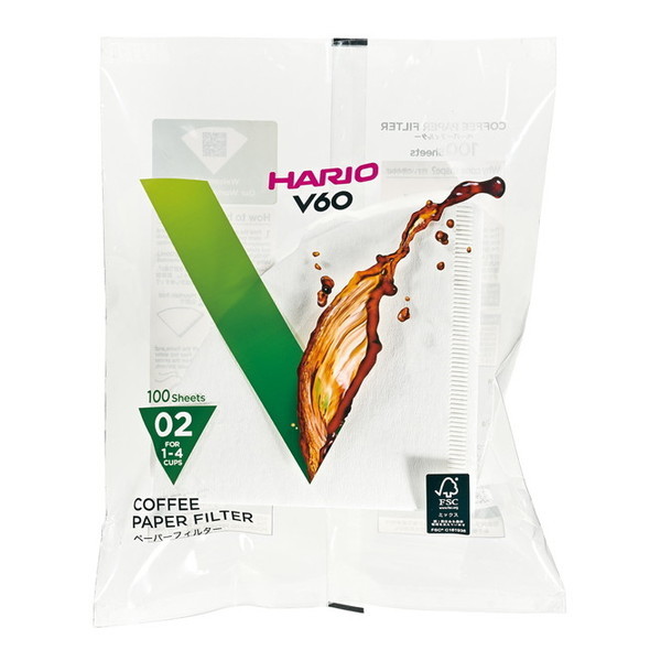 HARIO VCF-02-100W zCg [V60py[p[tB^[02W (1-4tpE100)]
