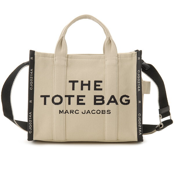 MARC JACOBS �}�[�N�W�F�C�R�u�X �g�[�g�o�b�O �x�[�W�� M0017027 263 THE TOTE BAG JACQUARD MEDIUM TOTE WARM SAND �y���s�A���i�z
